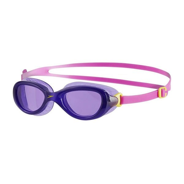 Speedo Childrens Futura Classic Swimming Goggles - Purple/Pink