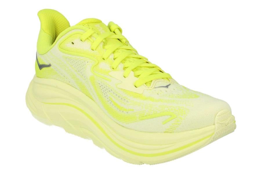 Hoka One Clifton 10 Mens Running Trainers 1162030 Shoes  NSS - Yellow NSS - Photo 3
