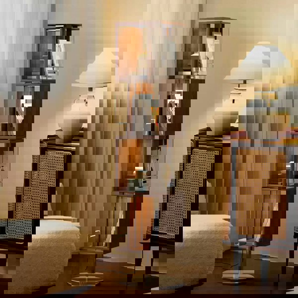 Rit Concept Anastasov Rotating Bookshelf, Corner Bookshelf, Solid Wood, With Light