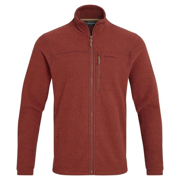 Craghoppers Mens Souther Full Zip Fleece Jacket - Red Jasper - 