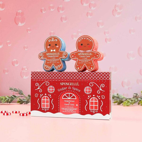 Spongellé Sugar & Spice Body Wash Buffer Duo