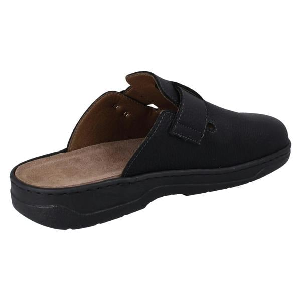 Rieker Mens Rieker Extra Wide Leather Mules Sandals 20394