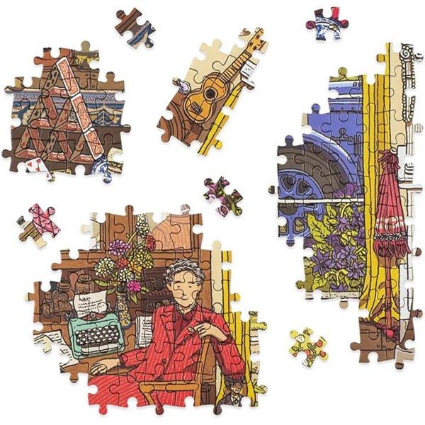 The World of Agatha Christie Jigsaw, Jigsaws & Puzzles, History & Literature, Gift