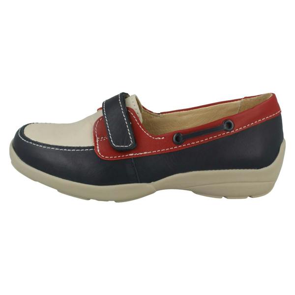 DB Shoes Ladies Easy B Flat Loafer Style Shoes - Elizabeth
