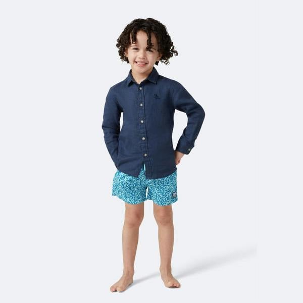 Tom & Teddy Aqua & Blue Coral