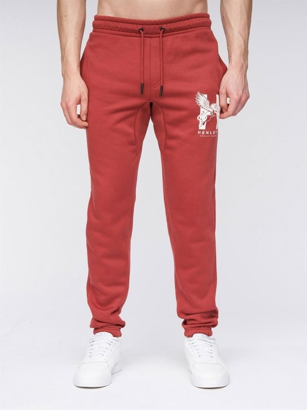 Henleys Curveball Joggers - Deep Red