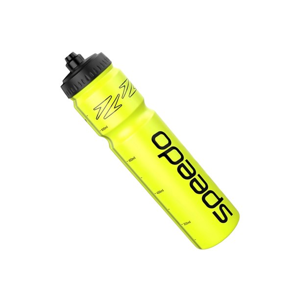 Speedo Logo 1000ml Water Bottle - Yellow/White