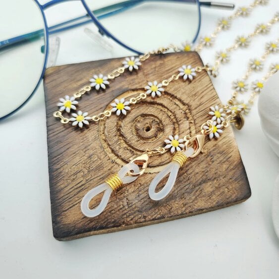 The Colourful Aura Floral Daisy Summer Sunglass Reading EyeGlass Chain Lanyard Detachable Chain