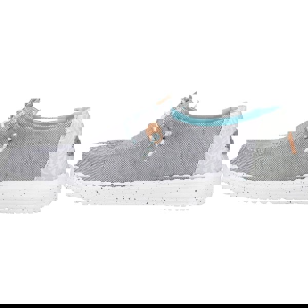 HEYDUDE Wendy Heathered Slub Tropical Shoes - Grey