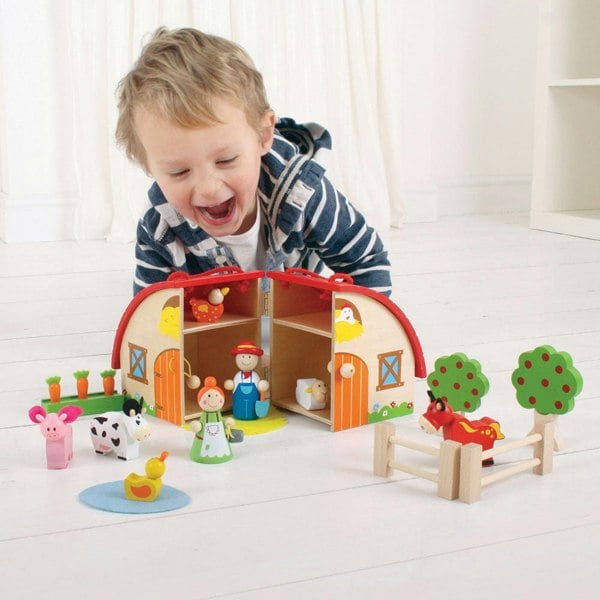 Bigjigs Toys BJ684 Mini Farm Playset