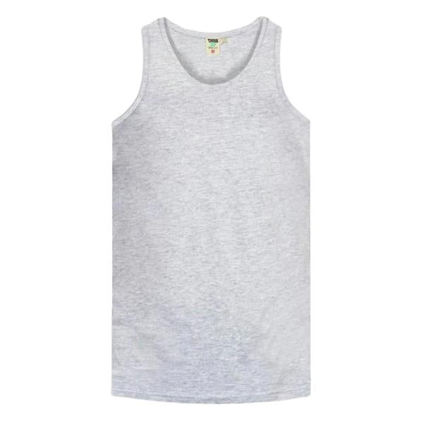 Duke Mens D555 Fabio Tank Top - Charcoal Melange - 
