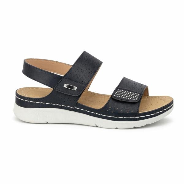 Boulevard L844 Slingback Sandals in Black