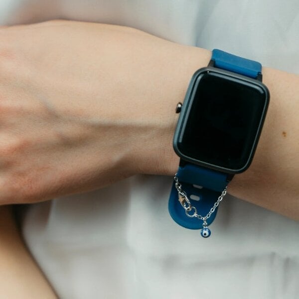 The Colourful Aura Colourful Evil Eye Watch Strap Dainty Hanging Jewellery Charm