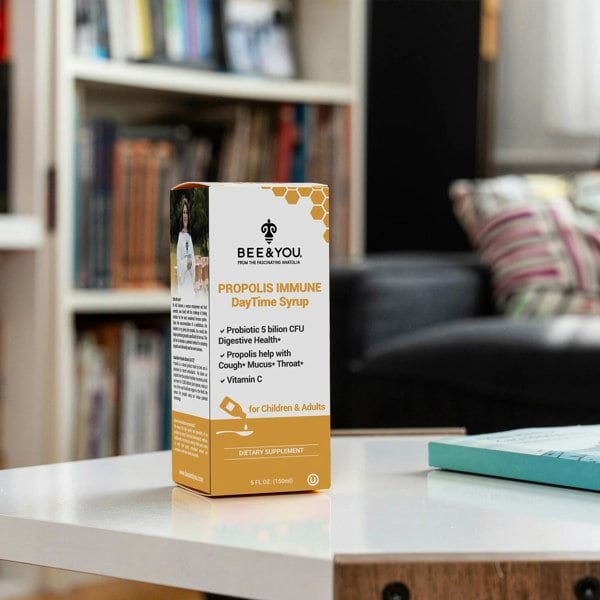 BEE&YOU Propolis Immune DayTime Syrup - Probiotic, 150 ml
