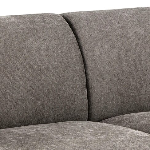 Wyld Haus Cambridge 3 Seater Upholstered Sofa in Fay Dusty Brown Fabric