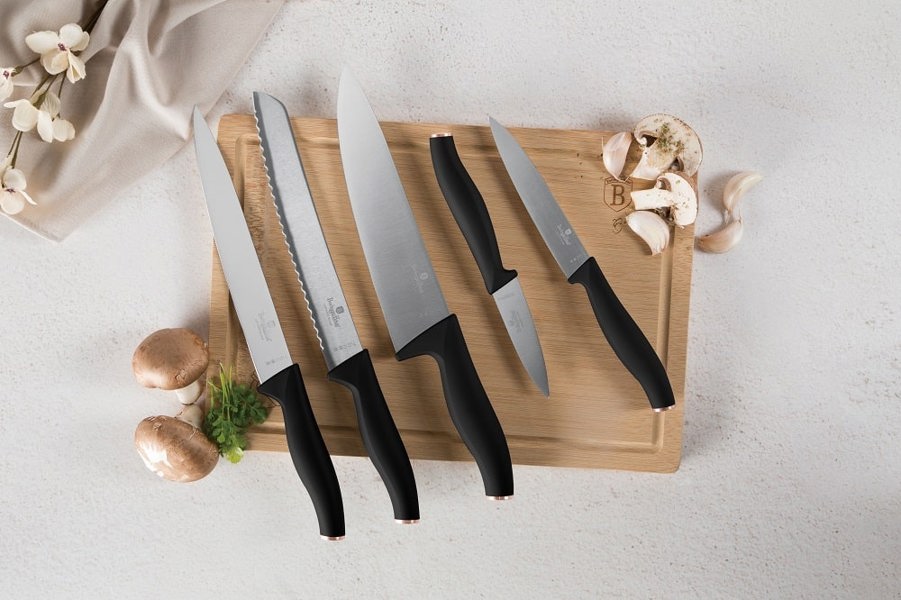 Knife set with bamboo cutting board Berlinger Haus BH2963