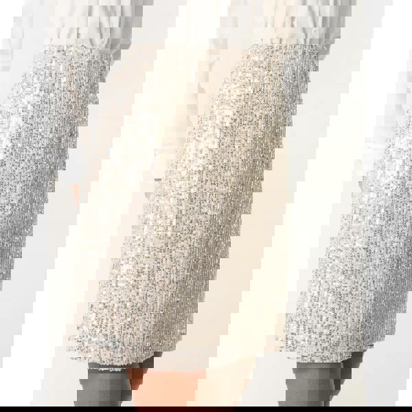 Blue Vanilla Sequin Mini Skirt