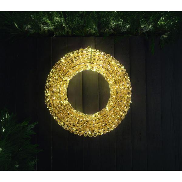 Titan Gold Wreath 60cm LV
