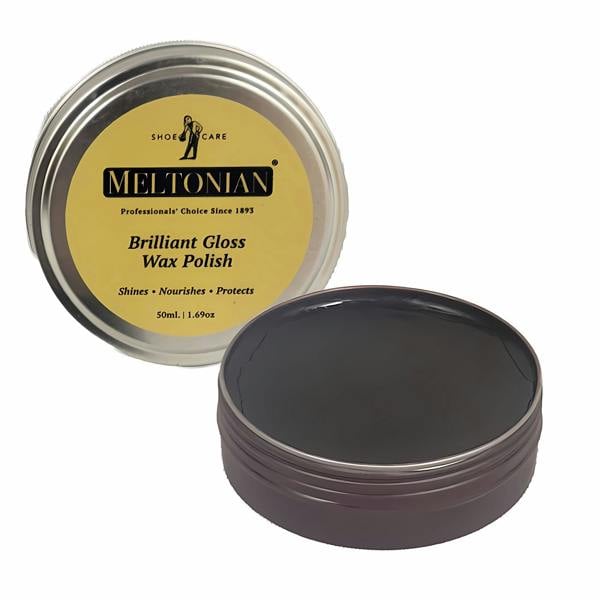 Meltonian Brilliant Gloss Wax Polish - Premium Mirror Finish for Shoes 50ml