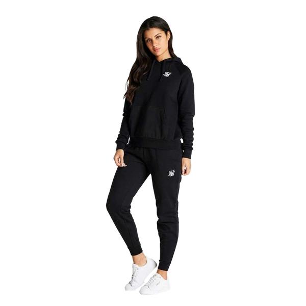 SikSilk Womens/Ladies Regular Pullover Hoodie - Black - 