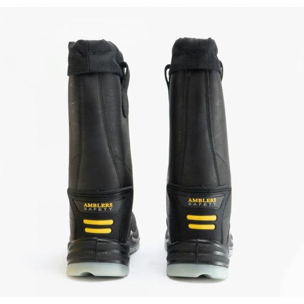 Amblers Safety FS209 Leather Safety Boots Safety Boots   in  Black