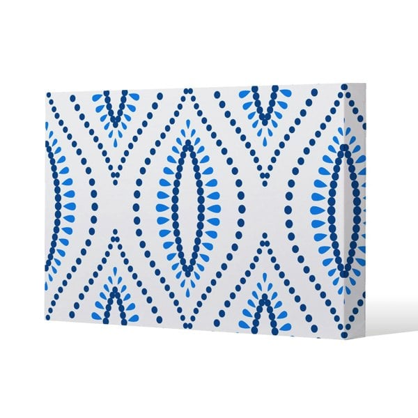 Benjamin Tate Design Boho Intricate ogee (Canvas Print)