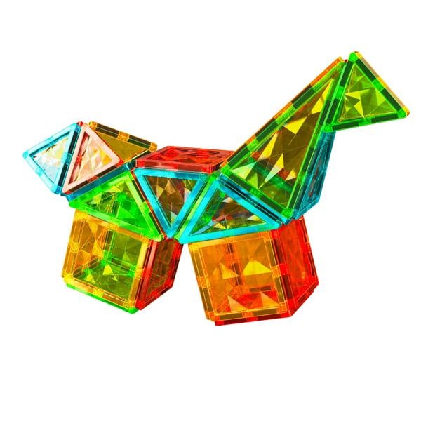 Geomag Magnetic Tiles Gems Rocket 32 Pieces