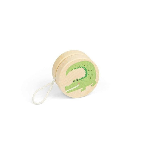 Bigjigs Toys Wildlife Yo-Yos - Whale, Croc (Pk 2)