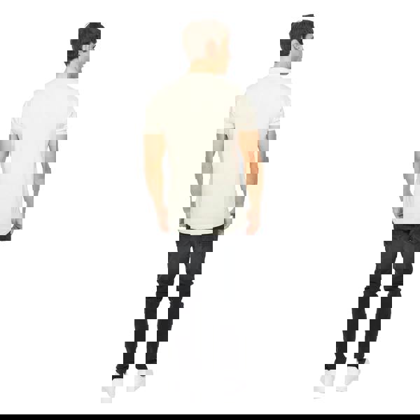 Crosshatch Mens Demiwear T-Shirt - Off White - 