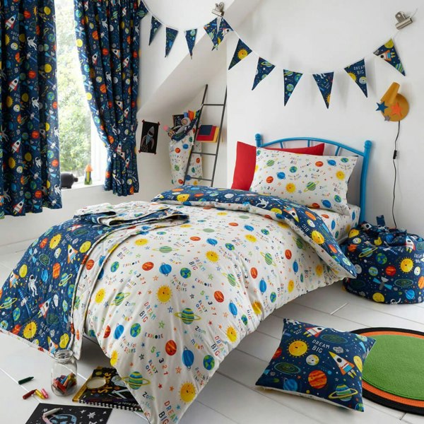 Space Explorer Bedding Kids Bedding - Happy Linen Company