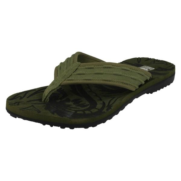 Down to Earth Mens Down To Earth Toe Post Flip Flops