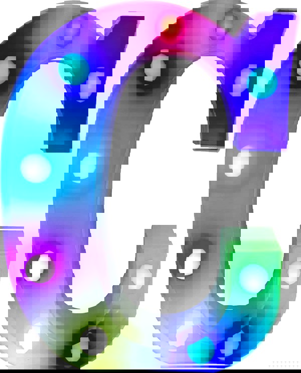 St Helens Battery Operated RGB Letter   With Remote Control Letter C