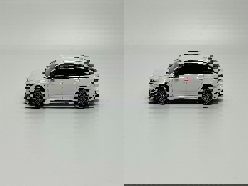 Mini GT ABT Audi RS6 R Glacier White Metallic LHD 1:64 Scale Mini GT MGT00701L