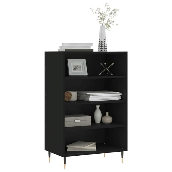 Berkfield Highboard Black 57x35x90 cm Engineered Wood