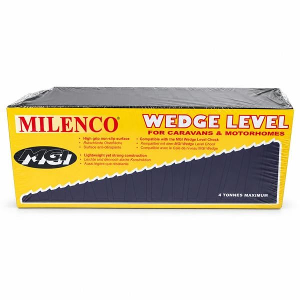 Milenco Caravan Motorhome Levelling Ramps Milenco MGI Wedge Levellers Pair 5227