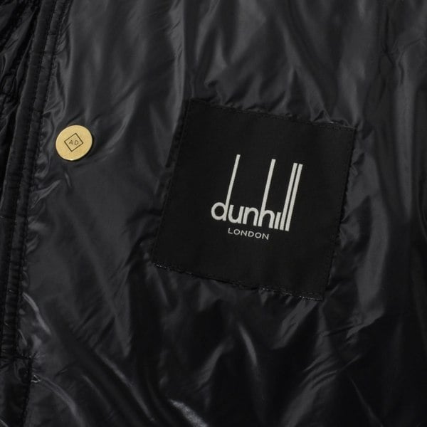 Dunhill fine quilt hybrid jacket in black