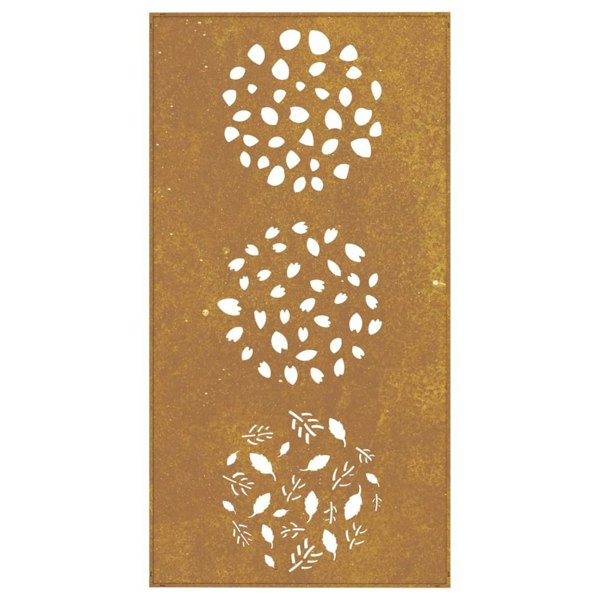 Berkfield Garden Wall Decoration 105x55 cm Corten Steel Leaf Design