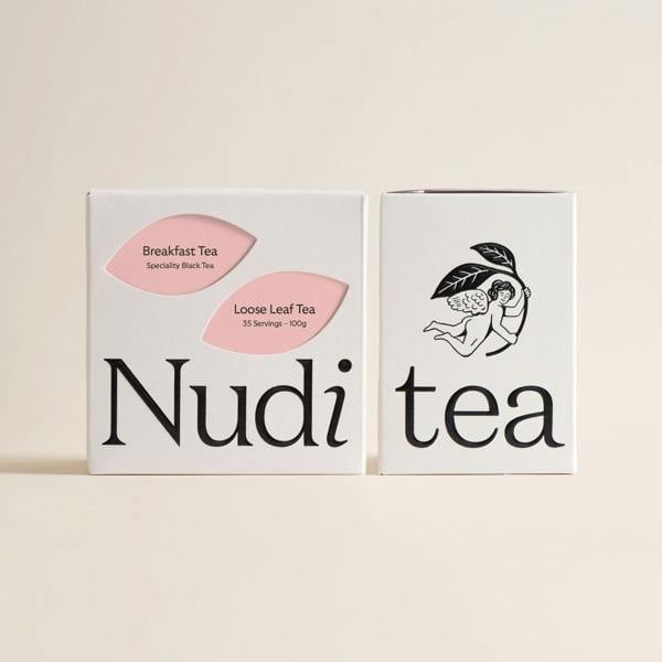 Our luxury breakfast tea in its premium packaging.