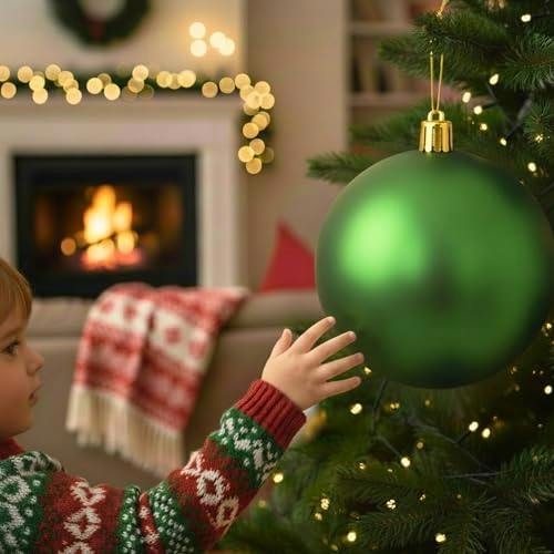 2cm Dark Green Matte Christmas Bauble for Festive Tree and Home Decoration image 8