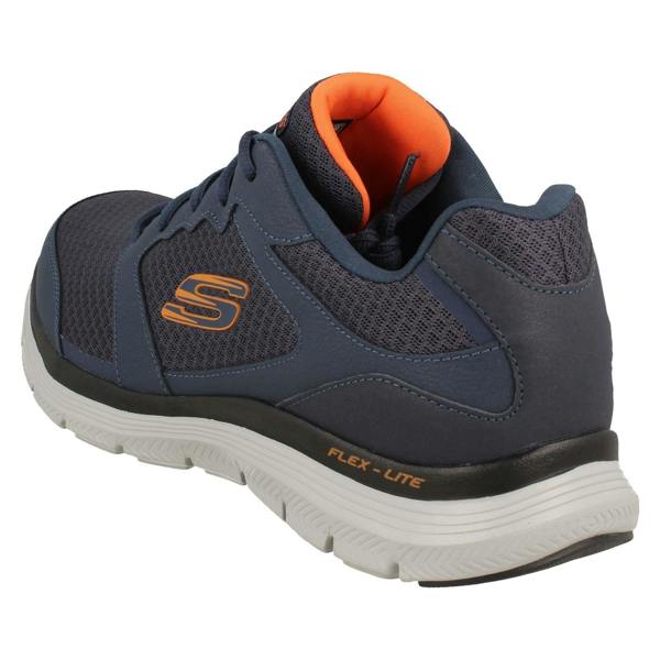 Skechers Mens Skechers Air Cooled Memory Foam Trainers Flex Advantage /232225