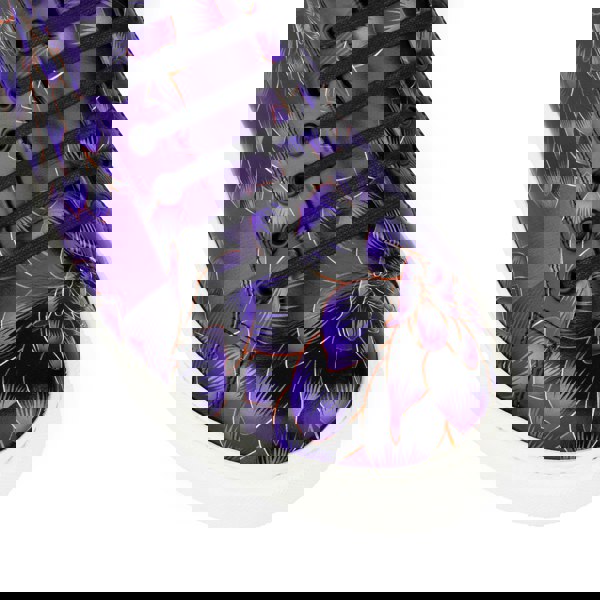 Embassy London Exstatic - Low Purple - Men's low top white sole Italian leather trainer