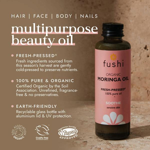 Fushi Wellbeing Organic Moringa Oil 50ml