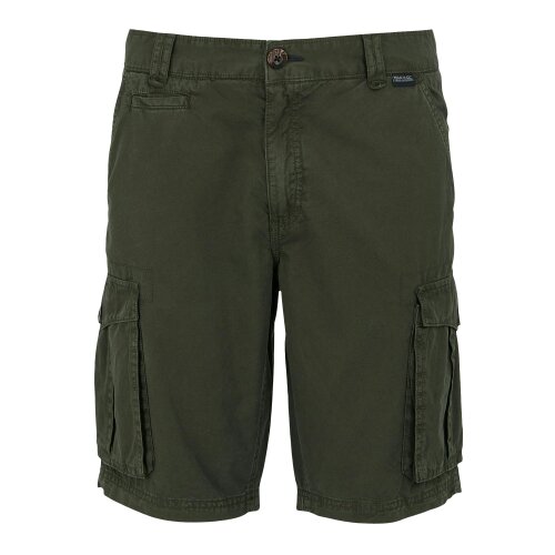 Regatta Mens Shorebay II Cargo Shorts - Dark Khaki - Dark Khaki - 100% Cotton