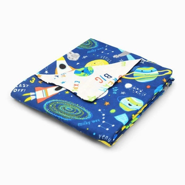 Space Explorer Anxiety Weighted Blanket Cover Weighted Blanket - Happy Linen Company