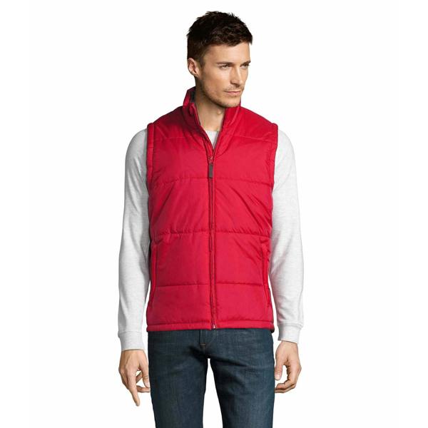 SOLS Warm Unisex Padded Bodywarmer Jacket - Red