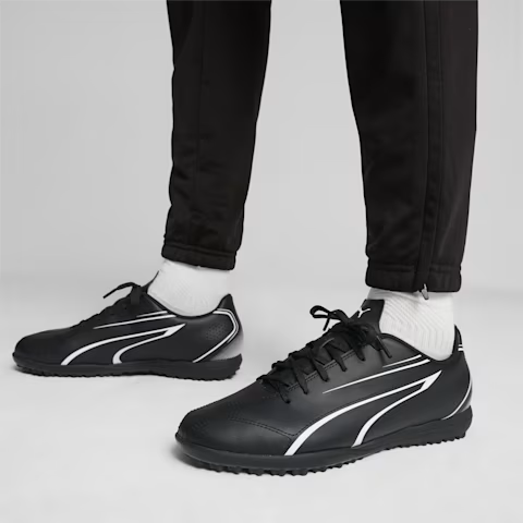 Puma Boys Vitoria TT Football Boots - Black/White