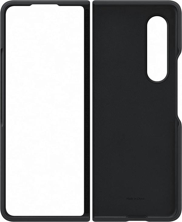 Samsung Galaxy Z Fold 3 Silicone Cover Black - EF-PF926TBEGWW