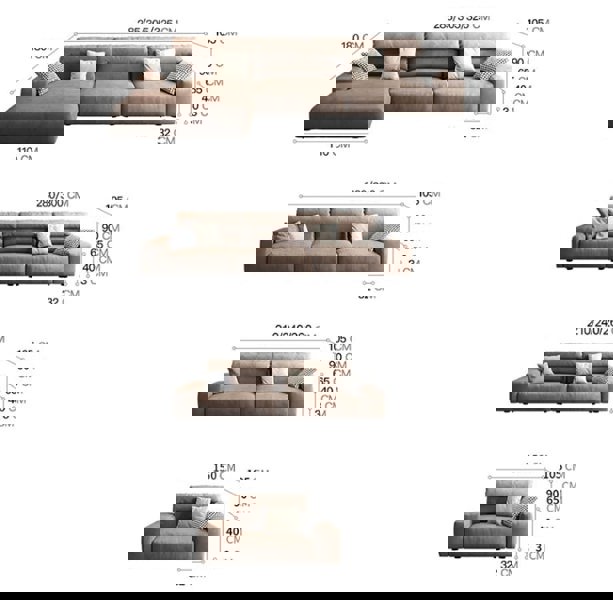 Montgomery Three Seater, Four Seater Sofa, Leathaire-Weilai Concept-Weilai Concept