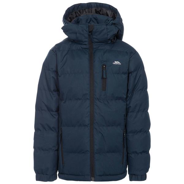 Trespass Boys Tuff Hooded Jacket - Navy - 