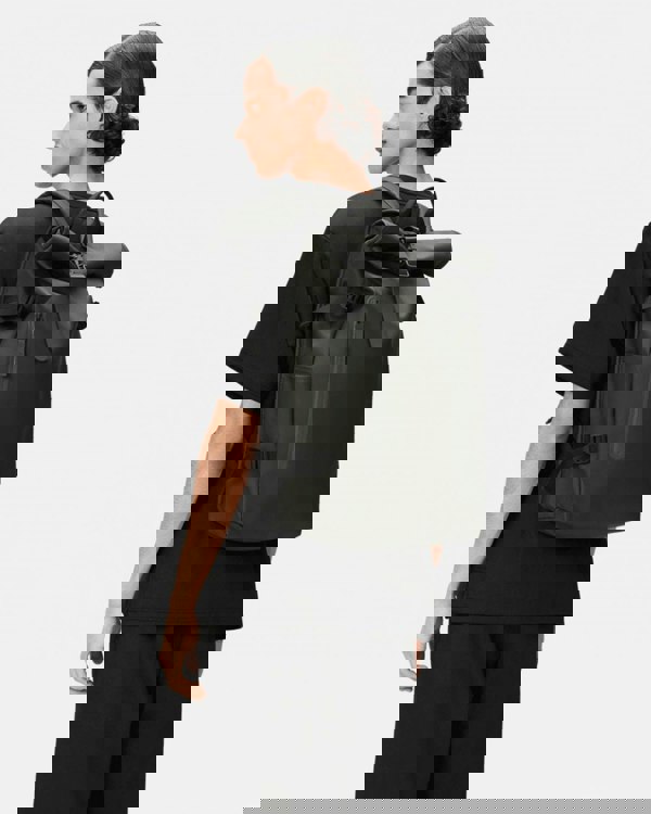 Rains Rolltop Rucksack Large - 03 Green - CHO - Designer Unisex Bags